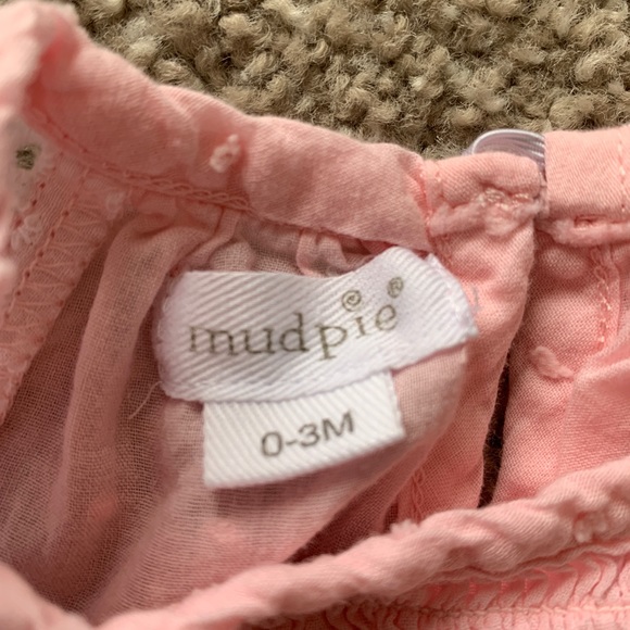 Smocked Mudpie bunny romper - Picture 3 of 4